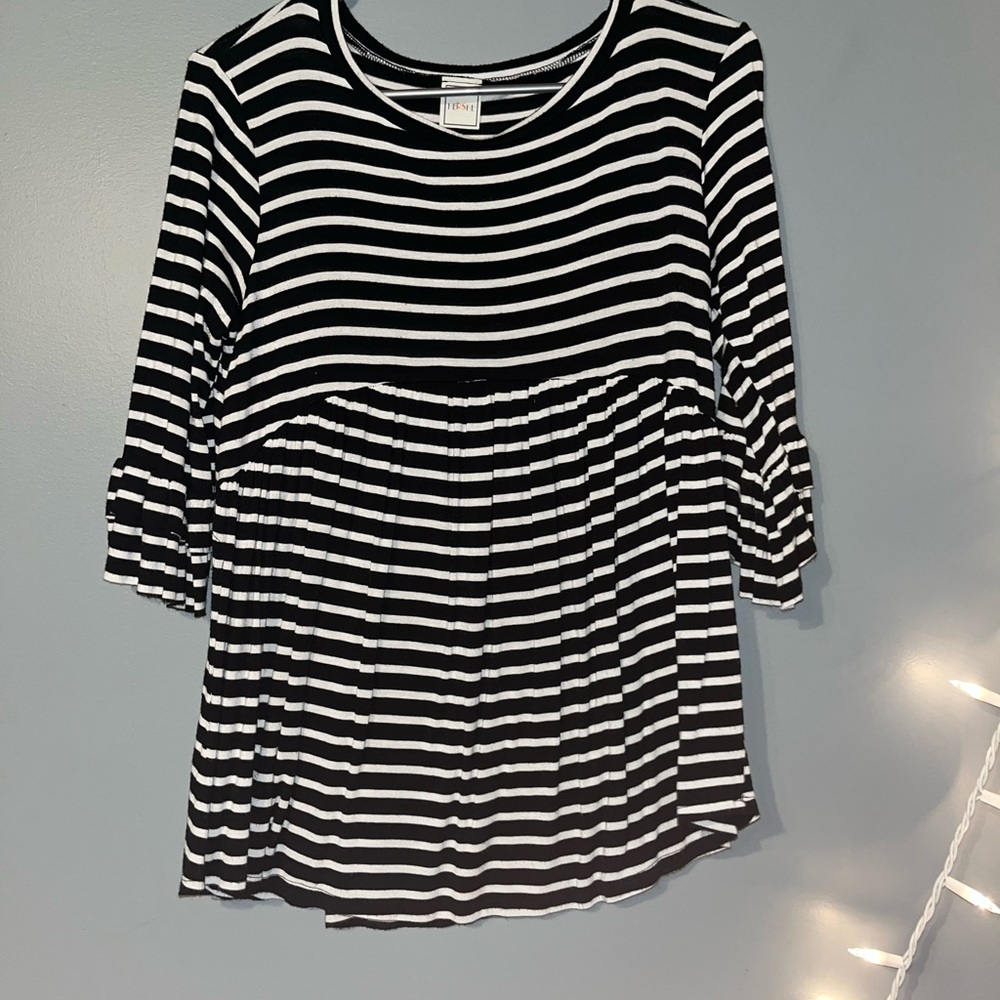 HERSHE striped tunic